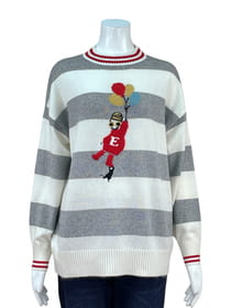 ボーダー＆インターシャプルオーバー