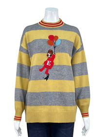 ボーダー＆インターシャプルオーバー