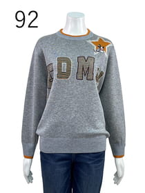 カラフルロゴニットプルオーバー