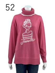 フェザーヤーンインターシャプルオーバー