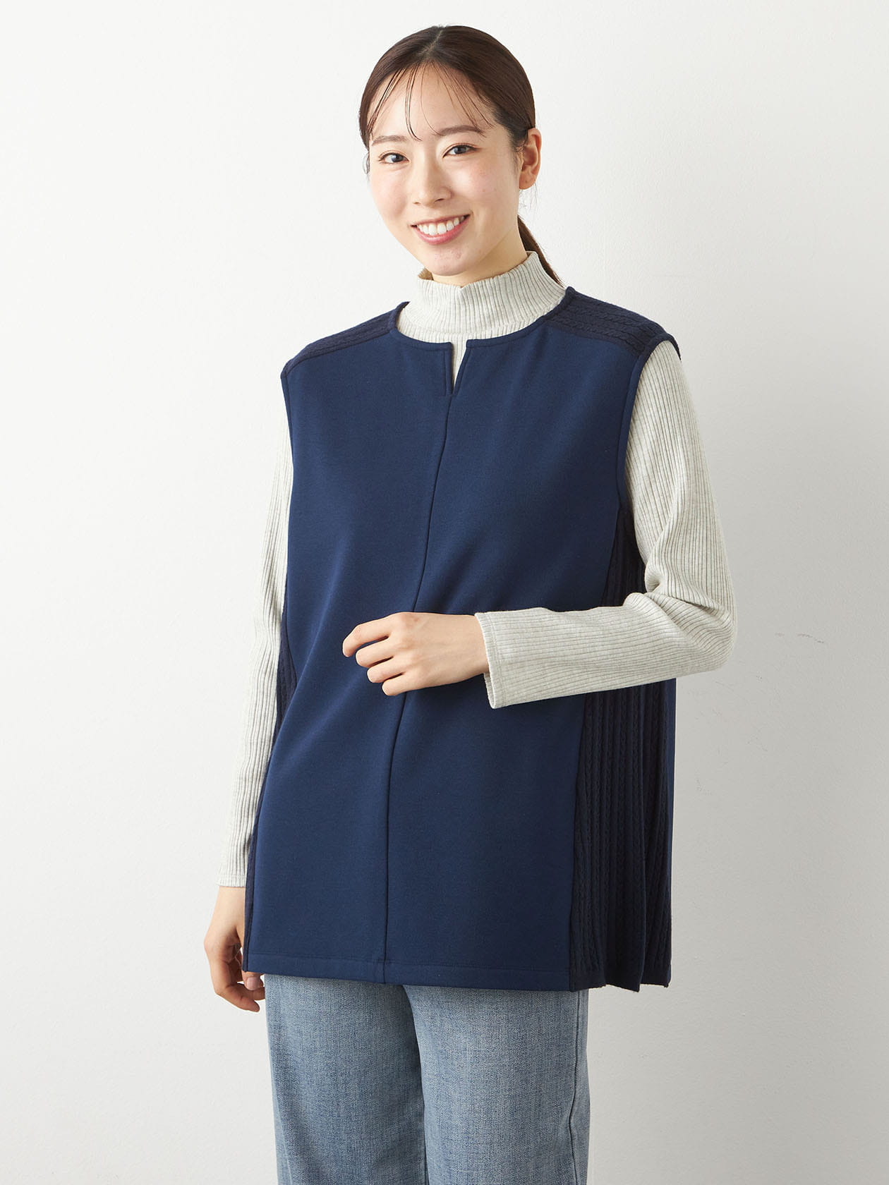 ニットドッキングベスト