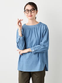 【早割30%OFF対象】ライトデニムブラウス