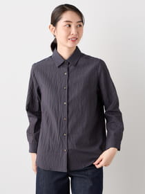 【早割30%OFF対象】オータムミニギンガムブラウス