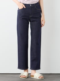 【早割30%OFF対象】ソフトストレッチデニムストレートパンツ