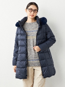 【ブラックフライデー/特別価格】フェイクファーダウンコート