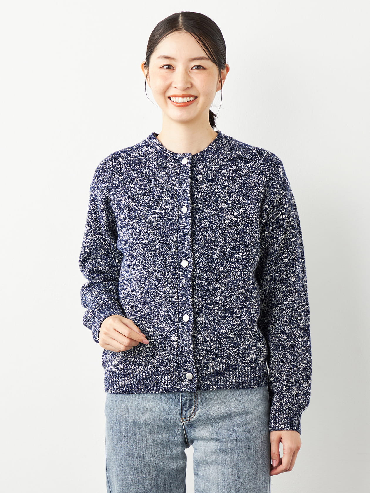 ミックスネップカーディニット