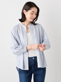 【早割30%OFF対象】ストライプカットソーブラウス