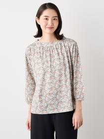 【早割30%OFF対象】ボタニカルプリントカットソー