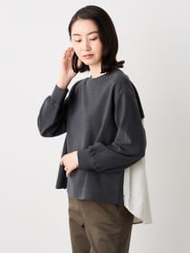 ≪WEB限定/1,111円OFF！対象商品≫ストライプドッキングプルオーバー