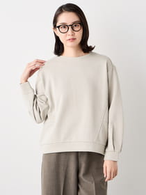 【早割30%OFF対象】ラメ裏毛デザインプルオーバー