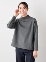 美品✨PRISTINE エリシルク オーガニックコットン プルオーバー ヘリンジャカードプルオーバー（6250718）｜women（ウィメンズ）｜小泉