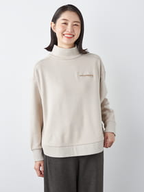 【早割30%OFF対象】裏シャギーポイント刺繍プルオーバー