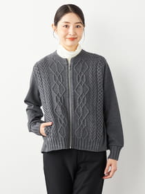 ニットドッキングブルゾン