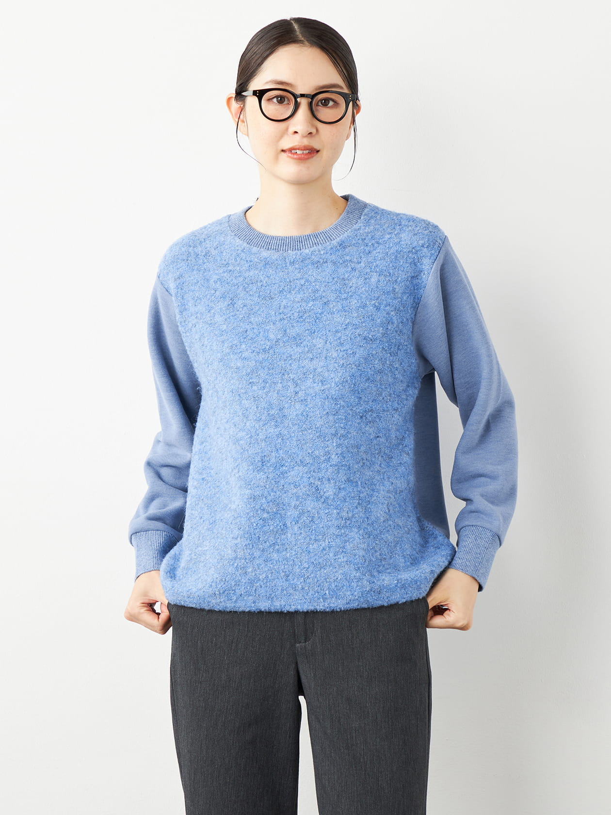 ループニットドッキングプルオーバー