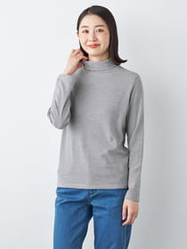 【早割30%OFF対象】ナチュラルウォームボーダー長袖カットソー