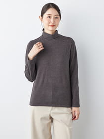 【早割30%OFF対象】ナチュラルウォームボーダー長袖カットソー