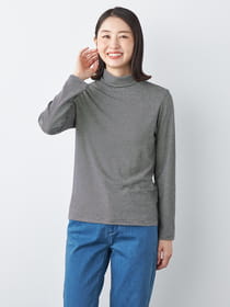 【早割30%OFF対象】ナチュラルウォームボーダー長袖カットソー