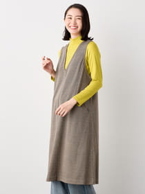 【早割30%OFF対象】千鳥ジャンパースカート