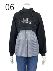 レイヤード風カットソープルオーバー