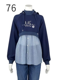 レイヤード風カットソープルオーバー