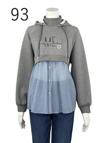 レイヤード風カットソープルオーバー