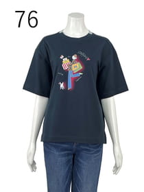 クルーネックカットソープルオーバー