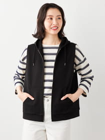 【3buy40%OFF！対象商品】ジャカードフーディベスト