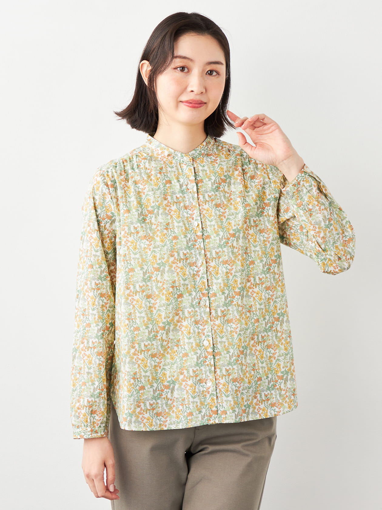 【早割30%OFF対象】ガーデンフラワーブラウス