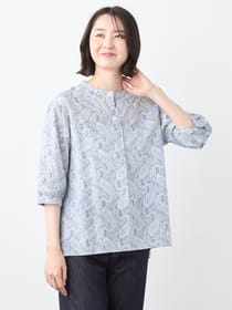 【早割30%OFF対象】モザイクペイズリーブラウス