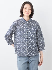 【早割30%OFF対象】ウェーブシックフラワーブラウス