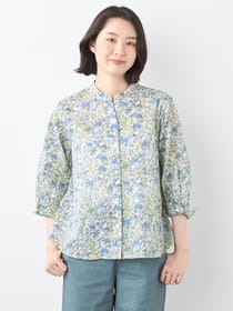 【早割30%OFF対象】ウェーブフラワーブラウス