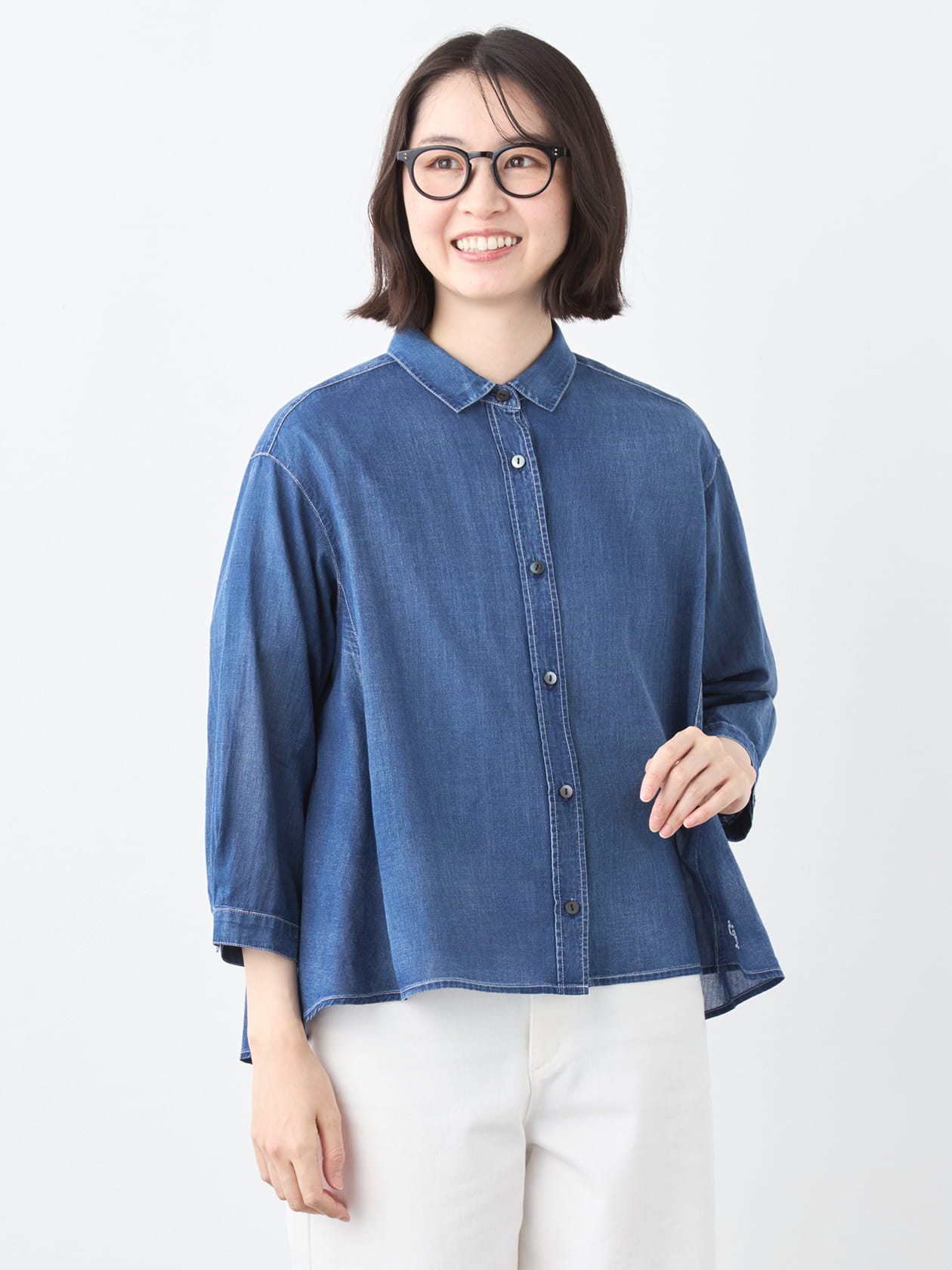 エブリデイ・デニムシャツ　エアリー
