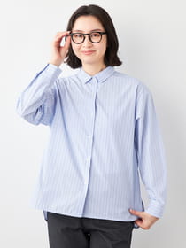 【3buy40%OFF！対象商品】スプリングストライプブラウス