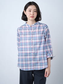 【早割30%OFF対象】スプリングチェックブラウス