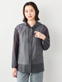 【早割30%OFF対象】ブライトオーガンジーパーカー