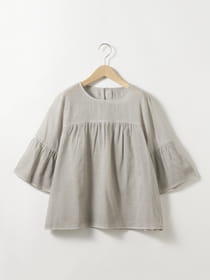 【早割30%OFF対象】ムラ染ギャザーブラウス