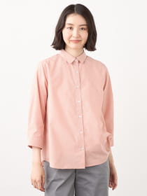 【早割30%OFF対象】リネンミックスストライプブラウス