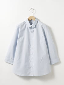 【早割30%OFF対象】リネンミックスストライプブラウス