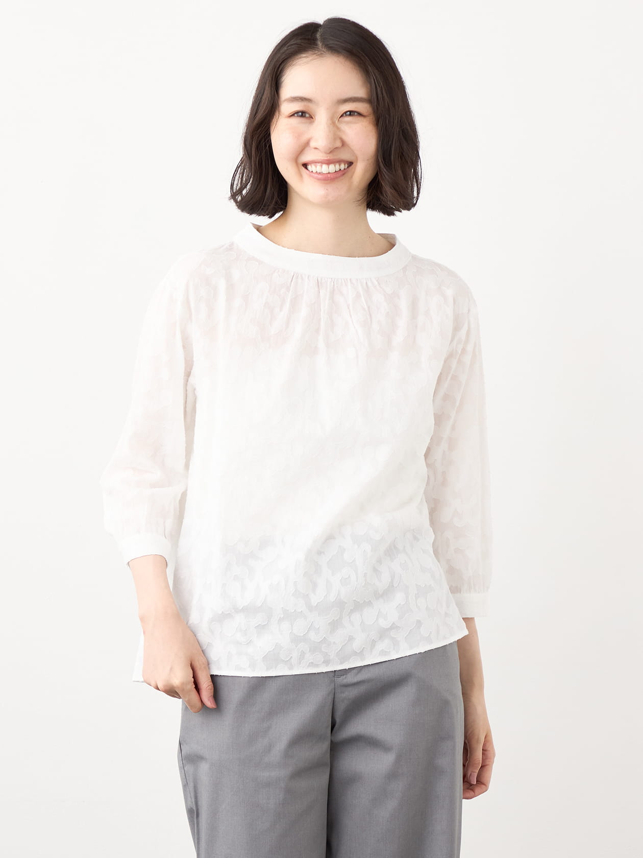 【早割30%OFF対象】サマーオーナメントブラウス