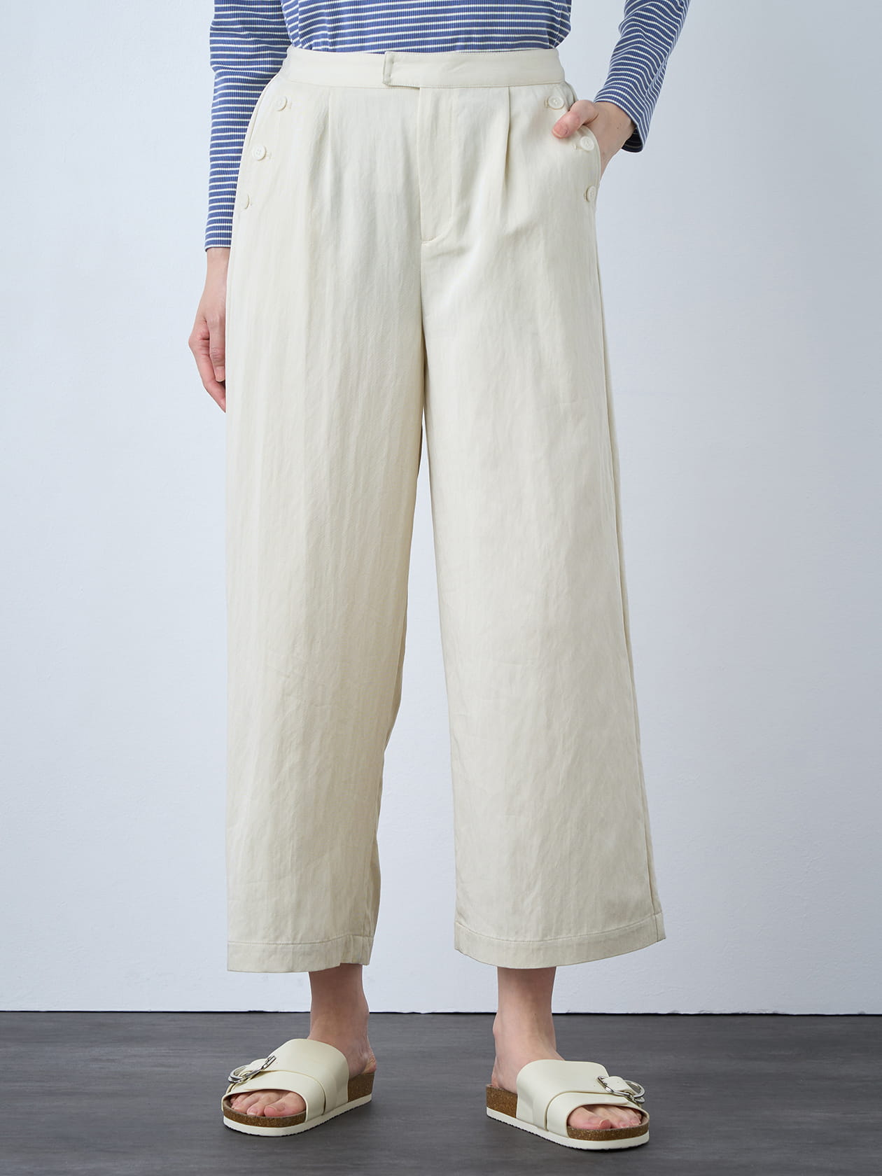 フローイングセーラーパンツ