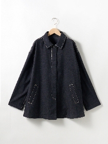 【おトクなタイムセール】デニムライク微起毛コート