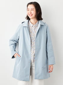 【3buy40%OFF！対象商品】フード付きステンコート