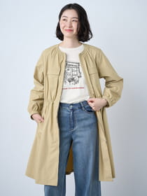 ノーカラージップコート