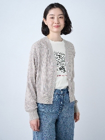 ランダムリブカーディガン