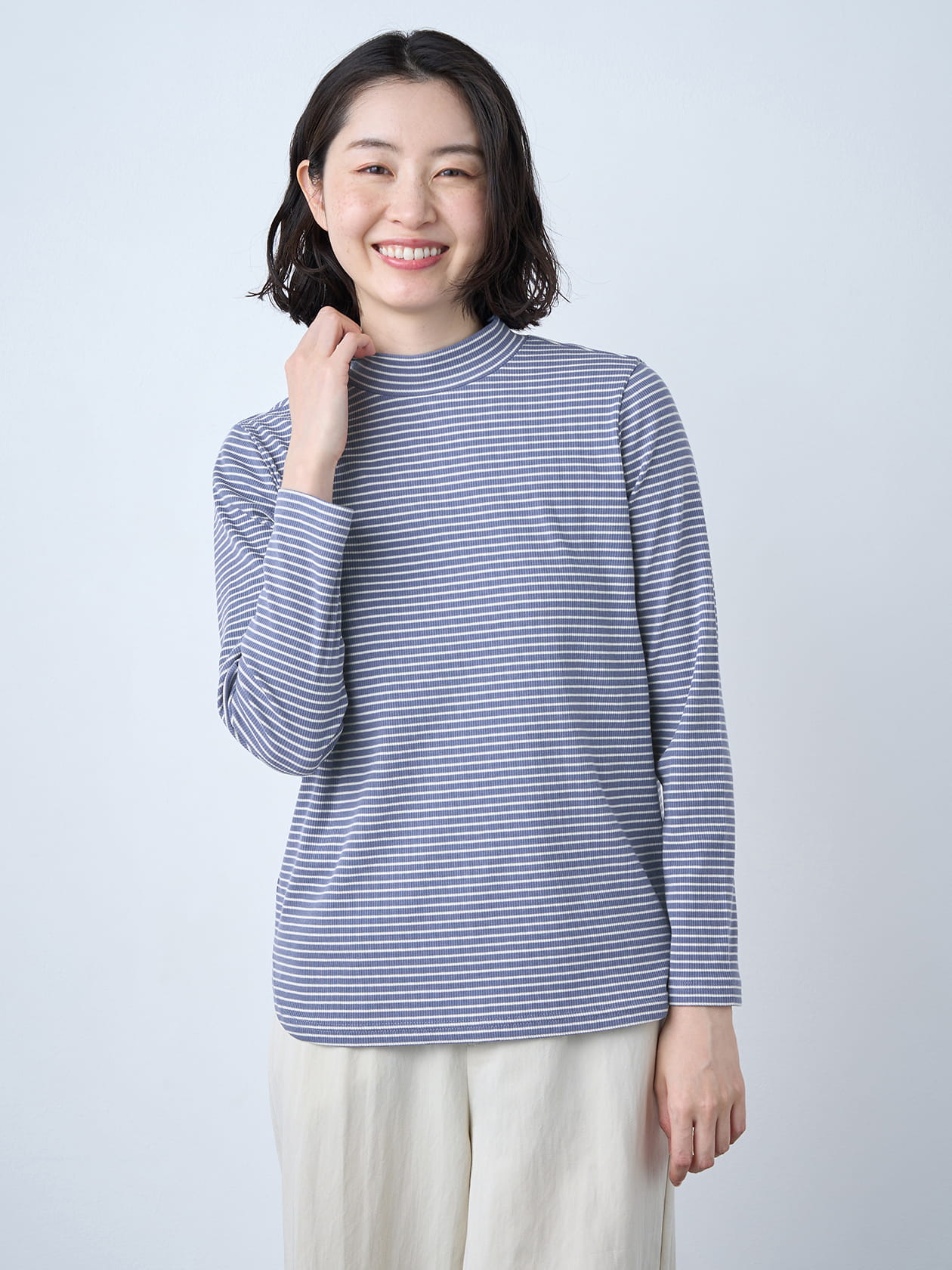 ソフトテレコボーダープルオーバー