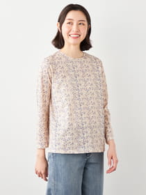 タイニーフラワープリントプルオーバー