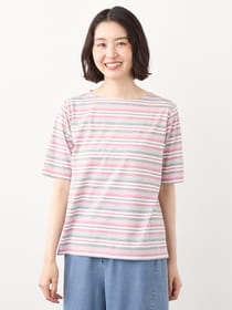 クールタッチボーダーカットソー