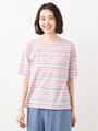 【早割30%OFF対象】クールタッチボーダーカットソー