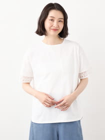 【早割30%OFF対象】レースポケットカットソー