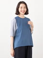 【早割30%OFF対象】レーシーストライプドッキングプルオーバー